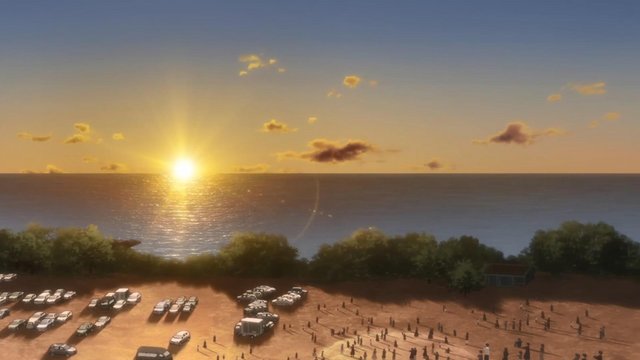 潮岬の朝日